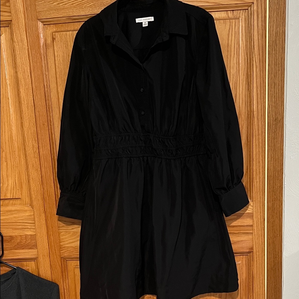 Chic Black Long Sleeve Dress
